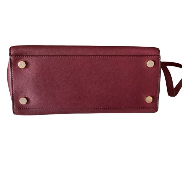 Michael Kors Selma Saffiano Leather Satchel/Crossbody Handbag - Picture 3 of 6